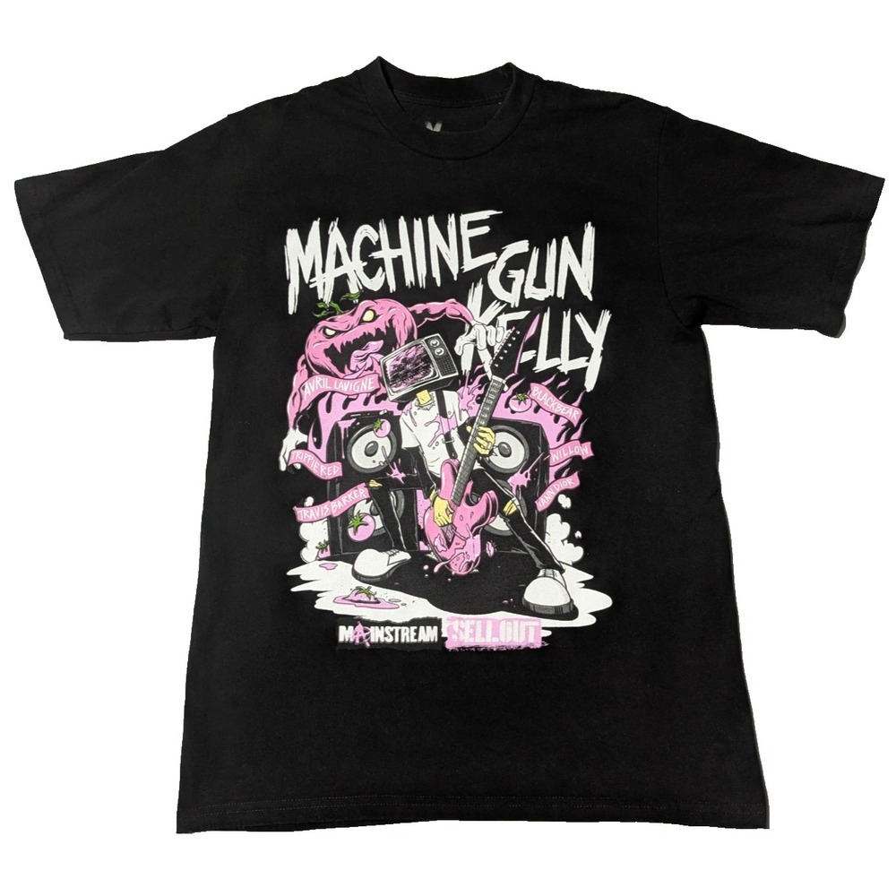 Machine Gun Kelly Mainstream Sellout Tour 2022 T-Shirt -‎ Men Medium EUC